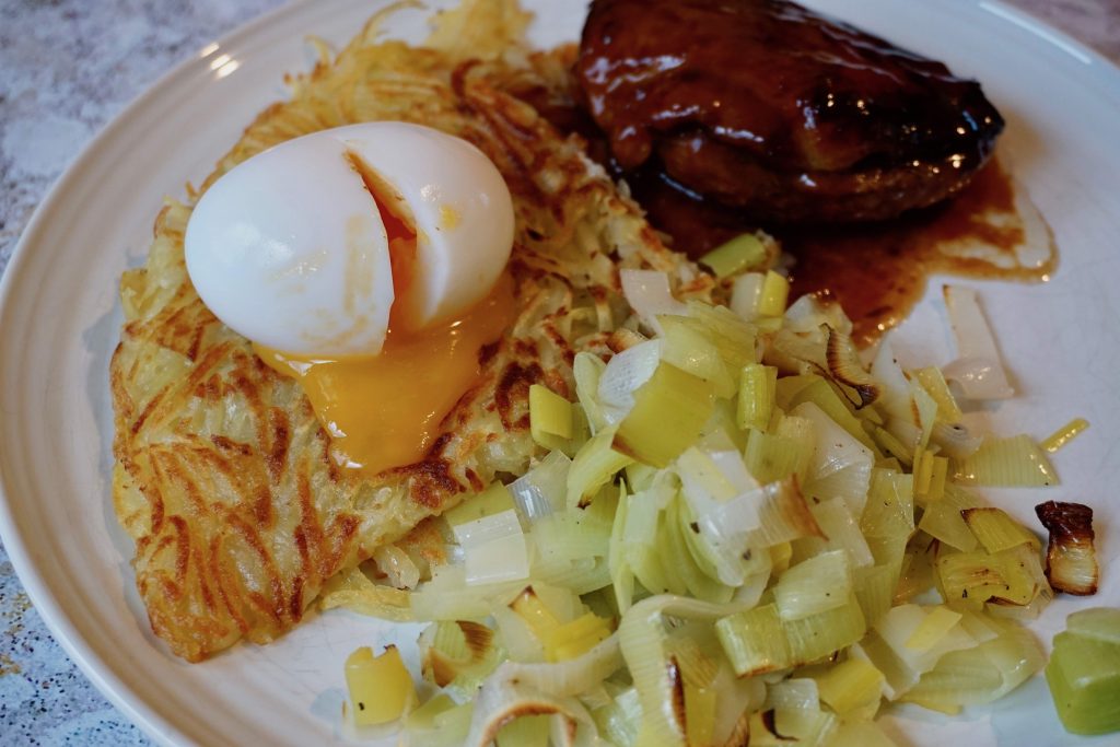 AD | Roast Duck with Rosti, Leeks and Clarence Court Duck Egg